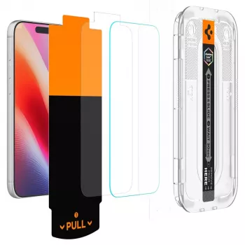 Spigen Glas.TR EZ Fit Pro HD AC 2-pak kaljeno staklo iPhone 16 Pro Max / 17 Pro Max / 18 Pro Max prozirno