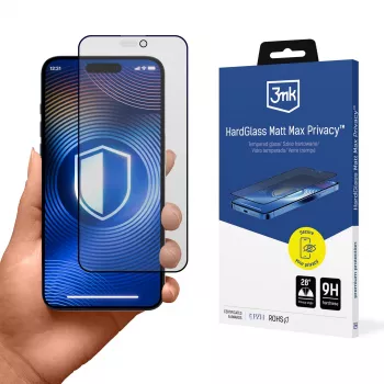 3mk HardGlass Matt Max Privacy staklo za Apple iPhone 17 Pro Max (3M008572)
