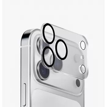 UNIQ Optix Clearshield Frameguard zaštitno staklo za objektiv kamere za iPhone 18 Pro, kristalno prozirno, s aplikatorom
