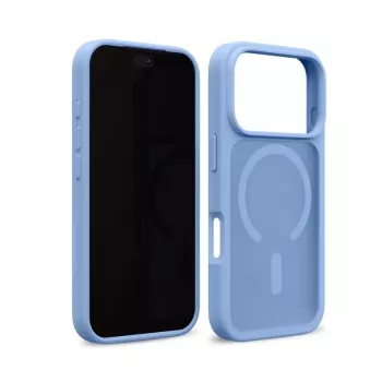 Crong Matte Magnetic MagSafe maska za iPhone 18 Pro / 17 Pro, plava