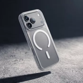 Crong Matte Magnetic MagSafe maska za iPhone 18 Pro Max / 17 Pro Max, bijela