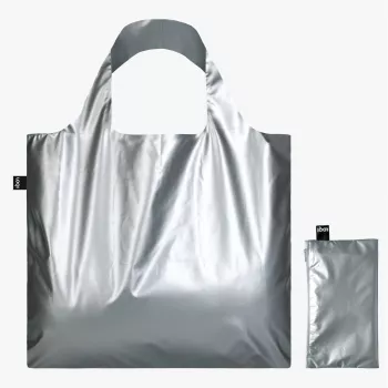 LOQI Metallic torba – srebrna