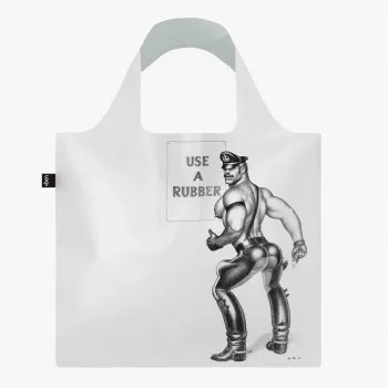 LOQI Tom of Finland – Use a Rubber – prozirna torba