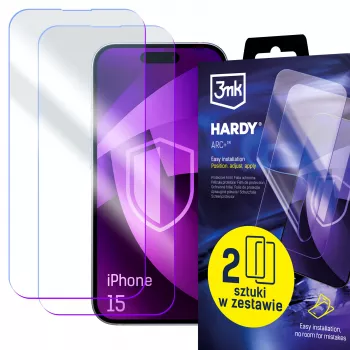 3mk Hardy ARC+ 4-slojna zaštita zaslona za Apple iPhone 15