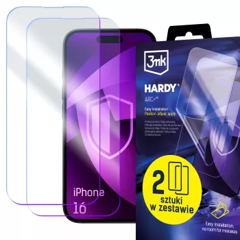 3mk Hardy ARC+ 4-slojna zaštita zaslona za Apple iPhone 16