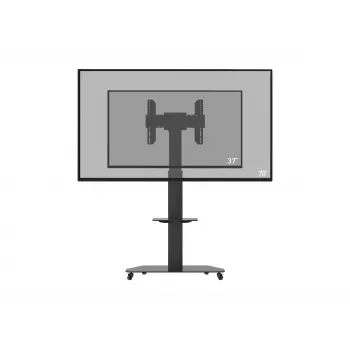 celexon Professional Adjust-3770MP TV kolica za ravne zaslone 32-70 inch (81,3-177,8 cm), eloksirani aluminij i satinirano staklo, crna