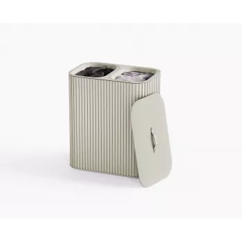 Joseph Joseph Tota Twin Luxe 90L organizator za rublje, Ecru