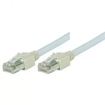 Tecline Cat5e F/UTP patch kabel RJ45, 5 m, sivi, LSZH