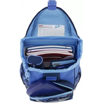 Herlitz UltraLight Plus školska torba, Blue Shark