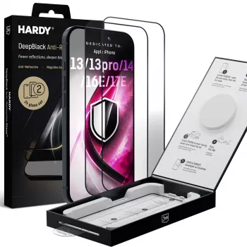 3mk DeepBlack antirefleksno staklo zaštitna folija za zaslon za Apple iPhone 13 / 13 Pro / 14 / 16e / 17e
