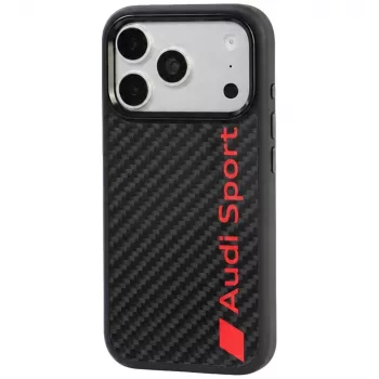 Audi R8 Carbon Fiber MagSafe futrola za iPhone 18 Pro / 17 Pro, crna