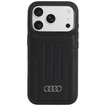 Audi MagSafe futrola od umjetne kože za iPhone 18 Pro / 17 Pro, crna