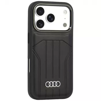 Audi MagSafe futrola od umjetne kože za iPhone 18 Pro / 17 Pro, crna