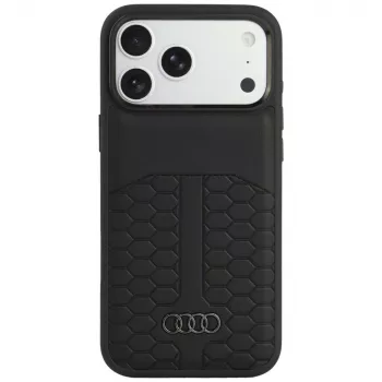 Audi kožna futrola MagSafe za iPhone 18 Pro Max / 17 Pro Max, crna