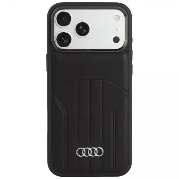 Audi umjetna koža MagSafe futrola za iPhone 18 Pro Max / 17 Pro Max, crna