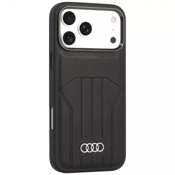 Audi umjetna koža MagSafe futrola za iPhone 18 Pro Max / 17 Pro Max, crna