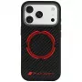 Audi RSQ Carbon Fiber Sport Red Circle MagSafe futrola za iPhone 18 Pro / 17 Pro, crna