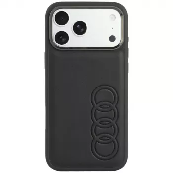 Audi TT umjetna koža MagSafe futrola za iPhone 18 Pro Max / 17 Pro Max, crna