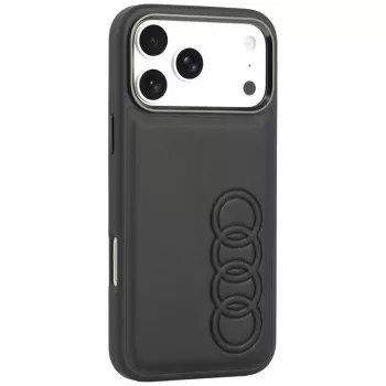 Audi TT umjetna koža MagSafe futrola za iPhone 18 Pro Max / 17 Pro Max, crna