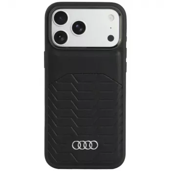 Audi GT umjetna koža MagSafe futrola za iPhone 18 Pro Max / 17 Pro Max, crna