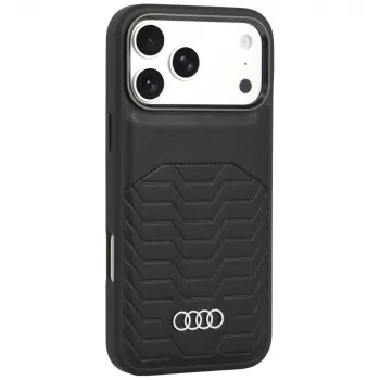 Audi GT umjetna koža MagSafe futrola za iPhone 18 Pro Max / 17 Pro Max, crna