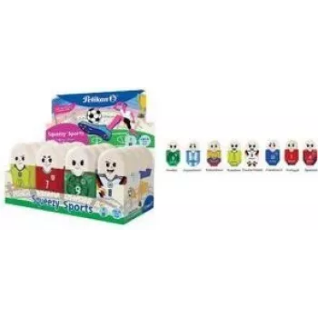 Pelikan Squeezy Sports gumica za brisanje od plastike, display kutija (400208878)