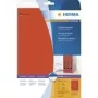 HERMA Special trajno ljepljive etikete za dokumente, mat neprozirni papir, crvene, 38 x 297 mm, 100 kom (20 listova x 5)