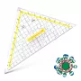ARISTO geometrijski trokut s držačem, 25,0 cm