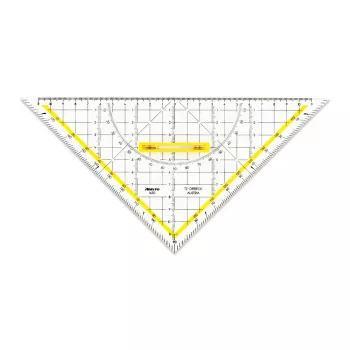 ARISTO geometrijski trokut s držačem, 25,0 cm