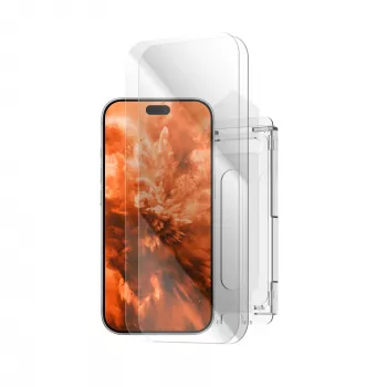 Fixed 2.5D zaštitno staklo za zaslon s aplikatorom protiv prašine za Apple iPhone 18 Pro Max, 2 kom.