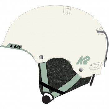 K2 MERIDIAN Women's Helmet 55-59, White Pearl