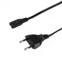 LogiLink CP192 kabel za napajanje, CEE 7/16 na IEC C7, crni, 1 m