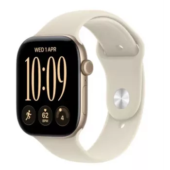 Apple Watch Series 12 pametni sat, GPS, 42 mm, kućište od aluminija Light Gold, sportski remen Sand, S/M