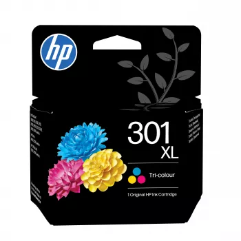 HP 301XL tintna patrona, u boji, 300 stranica