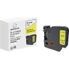 Renkforce RF-LT-D40918 label tape, compatible with DYMO D1 40918, 9 mm, black on yellow, 7 m