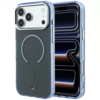 Mercedes Double Layer Iconic Logo MagSafe maskica za iPhone 18 Pro Max / 17 Pro Max, antracit