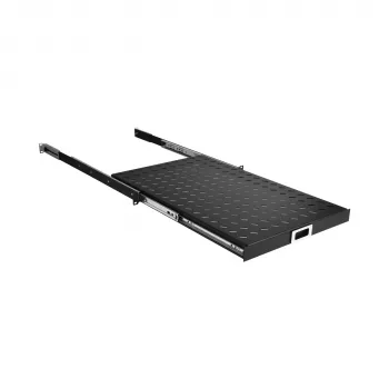 EFB Elektronik 691651ATS.12 izvlačiva 19″ polica 1U, duboko crna RAL 9005