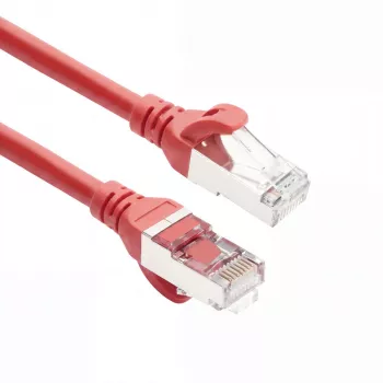 ACT FC2510 S/FTP CAT6A Patch kabel, 10 m, crveni