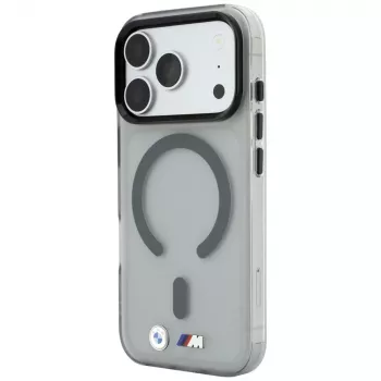BMW BMW001281 M IML Frosted Metal Logo & Trims MagSafe futrola za iPhone 18 Pro / 17 Pro, antracit