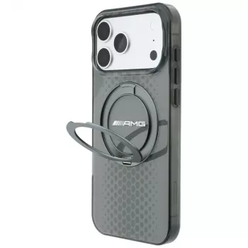 Mercedes AMG00127 AMG IML Double Layer Urban Line MagSafe futrola sa stalkom za prsten za iPhone 18 Pro Max / 17 Pro Max, siva