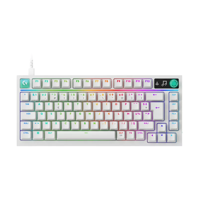 Logitech G316 X 75 tipkovnica, 920-014315, bijela, FR