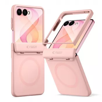 Tech-Protect Kevlar Aura MagSafe futrola za Galaxy Z Flip 8, ružičasta