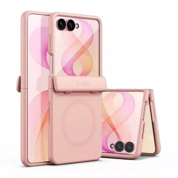 Tech-Protect Kevlar Aura MagSafe futrola za Galaxy Z Flip 8, ružičasta