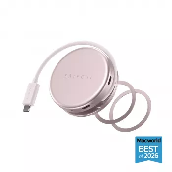 Satechi OntheGo ST-POTG5P 5-u-1 višeportni adapter, Blush