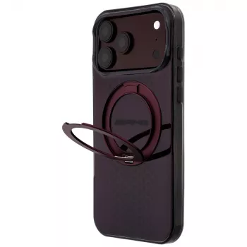 Mercedes AMG IML Double Layer Urban Line maskica s prstenastim stalkom, MagSafe, za iPhone 18 Pro Max / 17 Pro Max, bordo