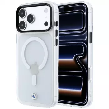 BMW Sign Frosted IML & Metal Logo MagSafe maska za iPhone 18 Pro Max / 17 Pro Max, prozirna