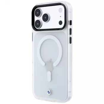 BMW Sign Frosted IML & Metal Logo MagSafe maska za iPhone 18 Pro Max / 17 Pro Max, prozirna