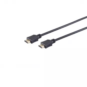 Wentronic 77473-E HDMI kabel, 3 m, 3D, Ethernet, 4K 60 Hz, pozlaćeni