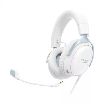 HyperX Cloud III gaming slušalice, bijelo-plave, DF7F1AA