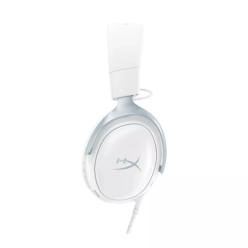 HyperX Cloud III gaming slušalice, bijelo-plave, DF7F1AA